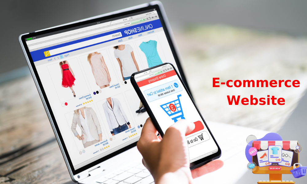 e-commerce website design picture