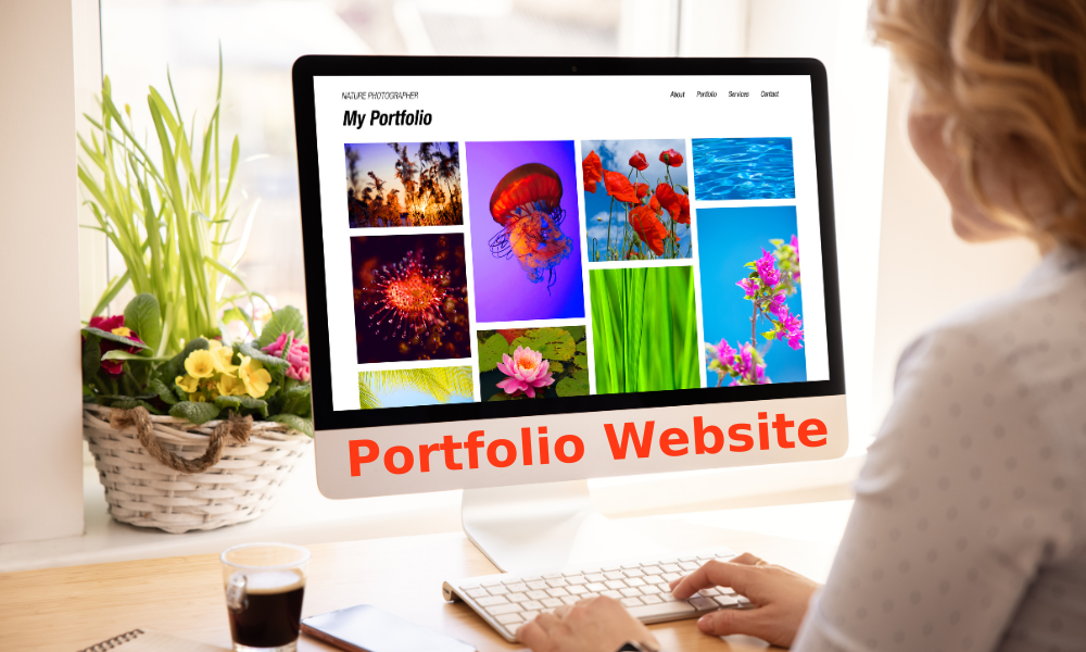 portfolio website creation image